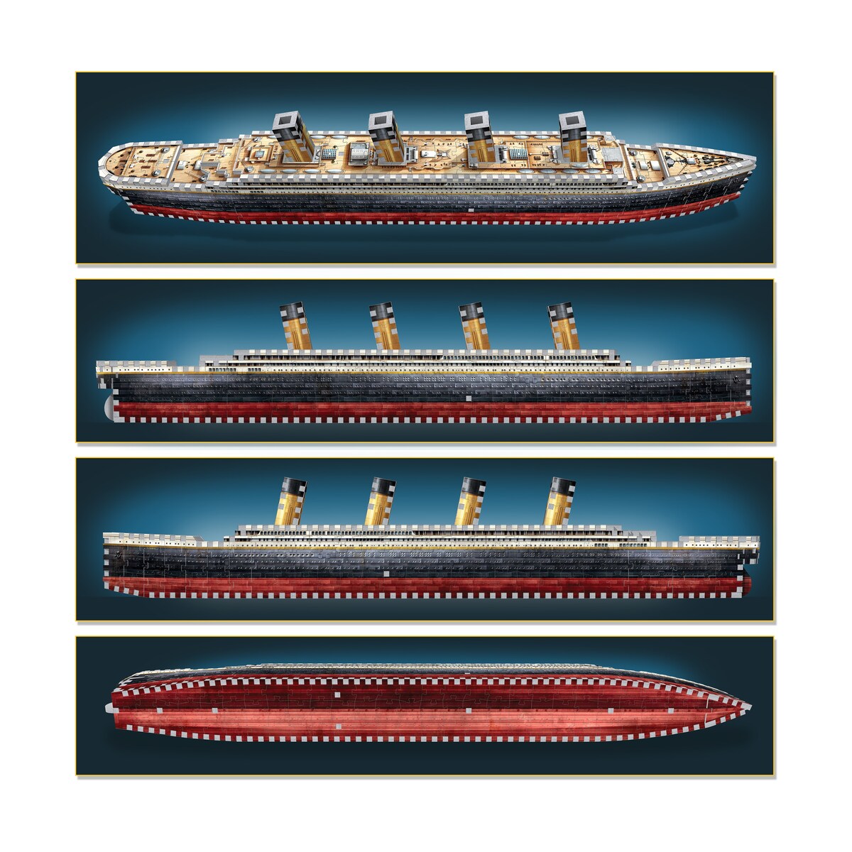 Titanic 3D Jigsaw Puzzle - 440 Pcs - N/A