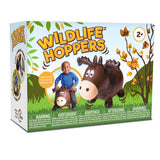 Toddler Boys and Girls Wildlife Hopper Bounce Toy, Moose