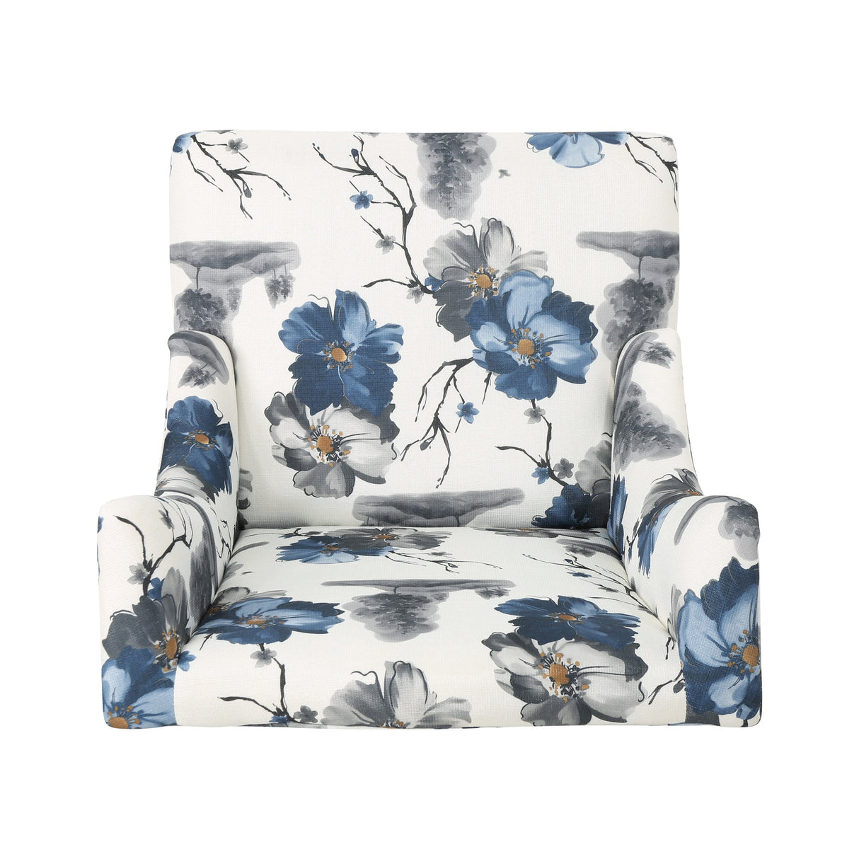 Toddman Contemporary Wingback Fabric Club Chair by Christopher Knight Home