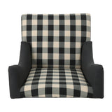 Toddman Contemporary Wingback Fabric Club Chair by Christopher Knight Home