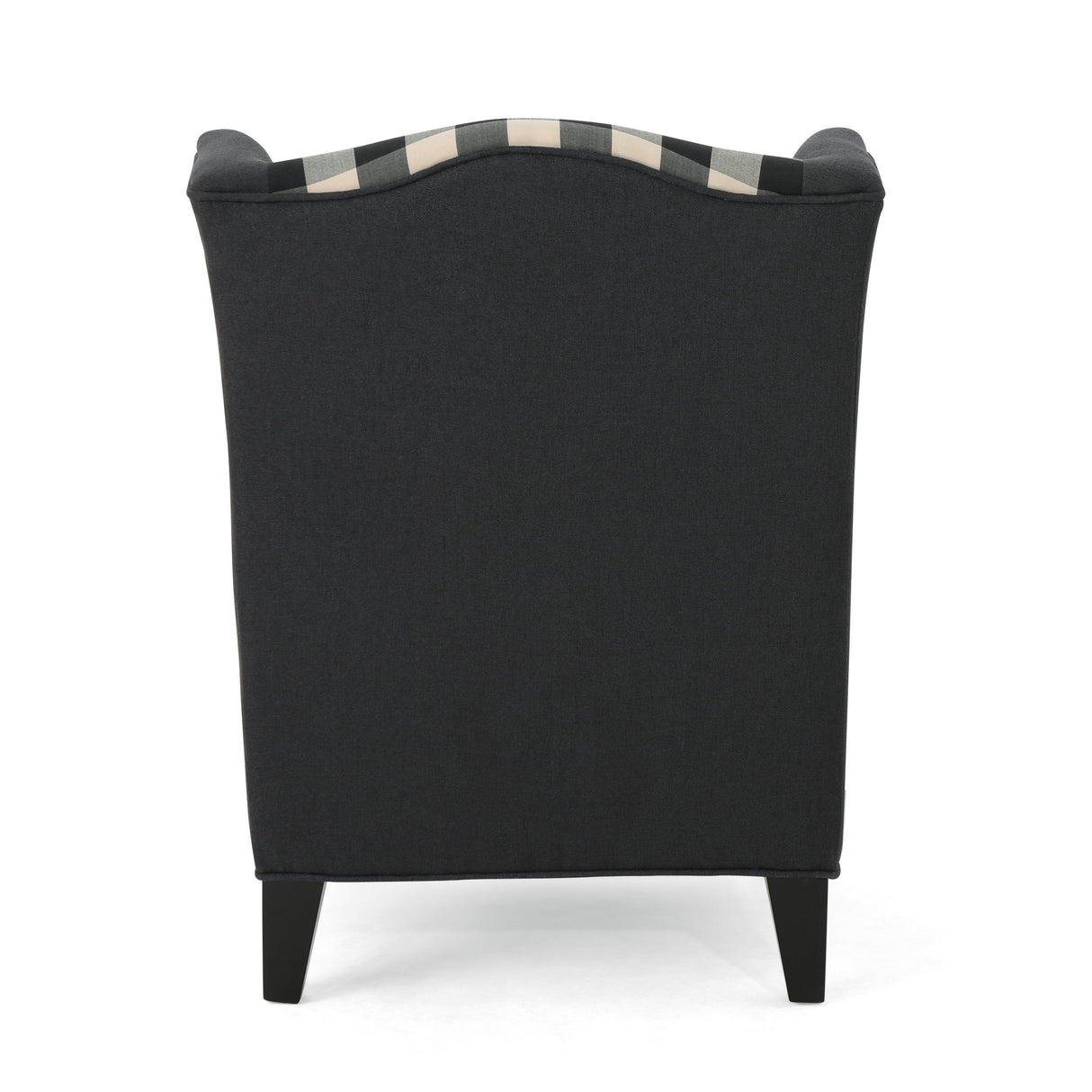 Toddman Contemporary Wingback Fabric Club Chair by Christopher Knight Home
