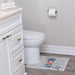 Toilet Mat - Machine Washable & Absorbent Bath Rugs for Bathroom Floor - Plush, Non Slip Bath Rug