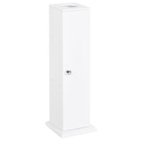 Toilet Paper Cabinet Bathroom Corner Floor Cabinet with Doors and Shelves, Bathroom Thin Storage Organizer for Paper Shampoo