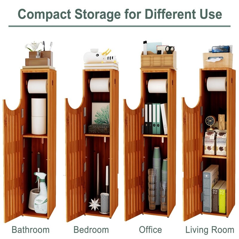 Toilet Paper Storage Cabinet - 33"L x 6.5"W