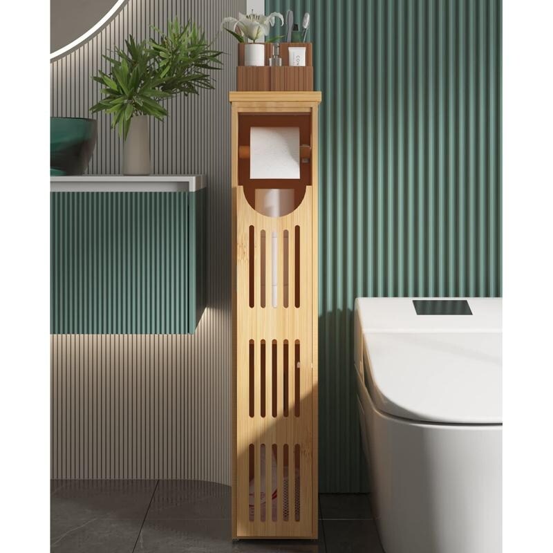 Toilet Paper Storage Cabinet - 33"L x 6.5"W