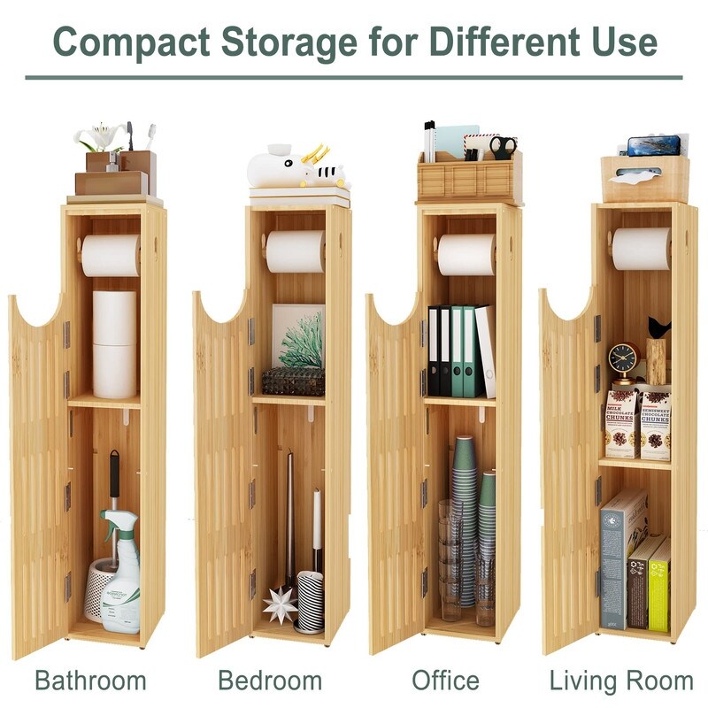 Toilet Paper Storage Cabinet - 33"L x 6.5"W