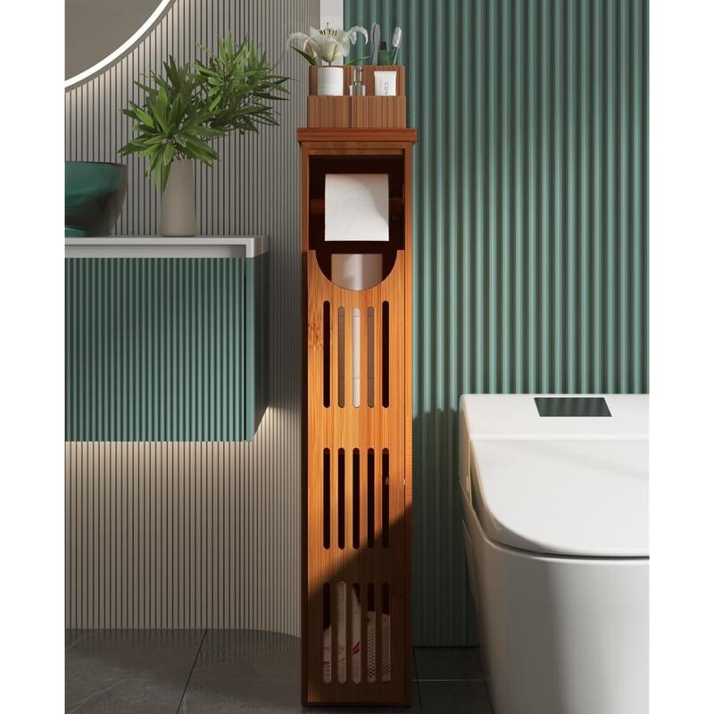 Toilet Paper Storage Cabinet - 33"L x 6.5"W
