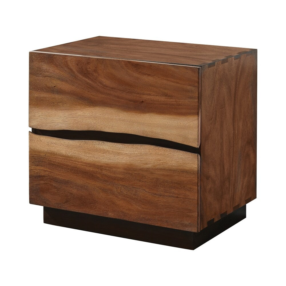 Tolt River Smokey Walnut 4-piece Storage Bedroom Set with Chest
