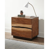 Tolt River Smokey Walnut 4-piece Storage Bedroom Set with Chest
