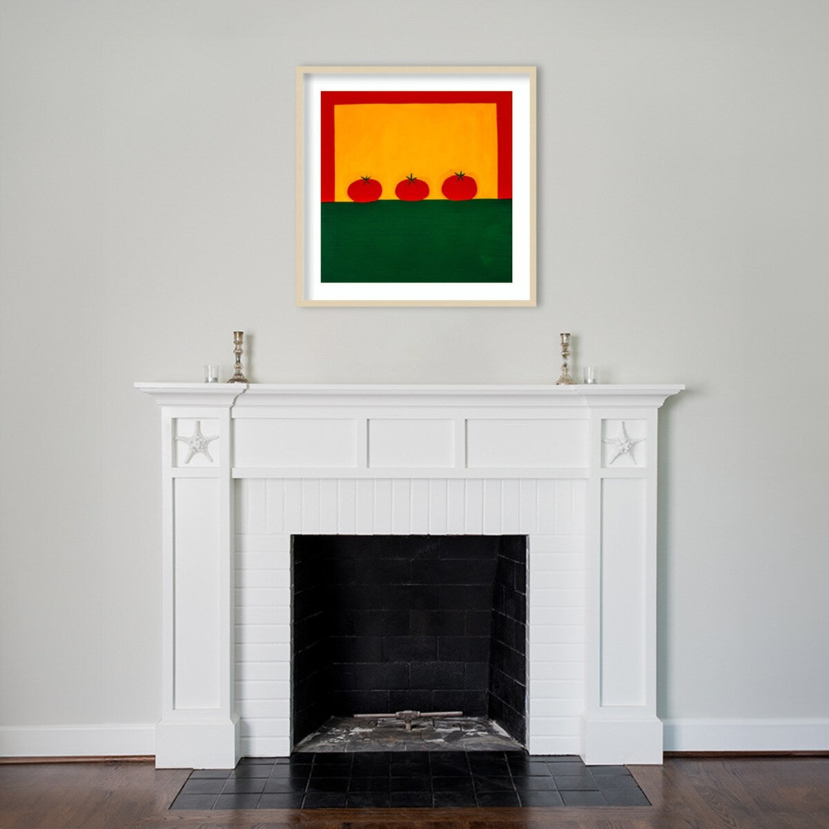 Tomatoes by Cristina Rodriguez Wood Framed Wall Art Print