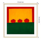 Tomatoes by Cristina Rodriguez Wood Framed Wall Art Print
