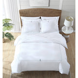 Tommy Bahama Pineapple Resort Cotton Embroidered Duvet Cover Set
