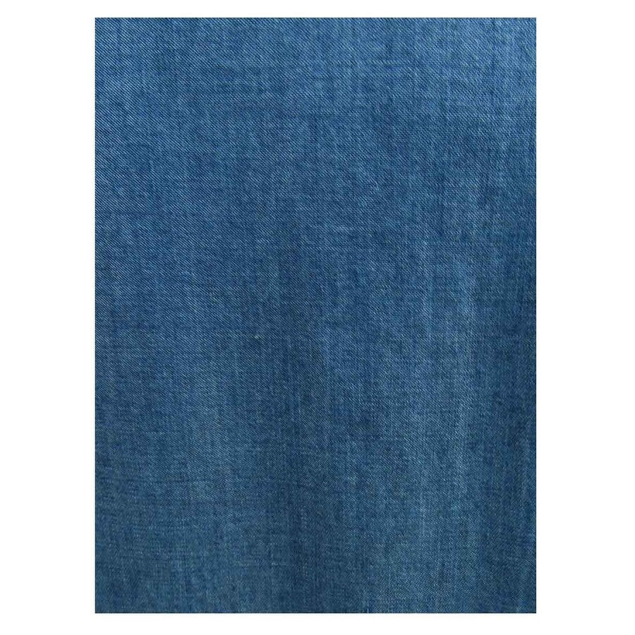 Tommy Bahama Women's Off the Shoulder Dress Swim Cover-Up (S, Chambray)