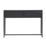 Tommy Hilfiger Hayworth Mirrored Console Table, Ash Gray