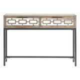 Tommy Hilfiger Hayworth Mirrored Console Table, Ash Gray