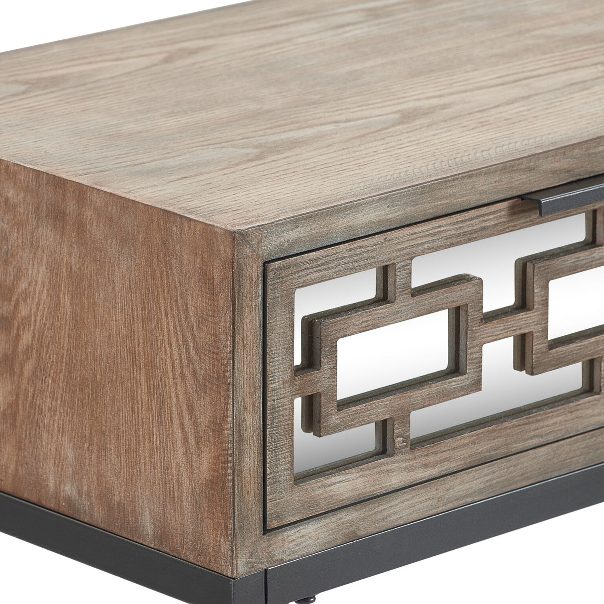 Tommy Hilfiger Hayworth Mirrored Console Table, Ash Gray