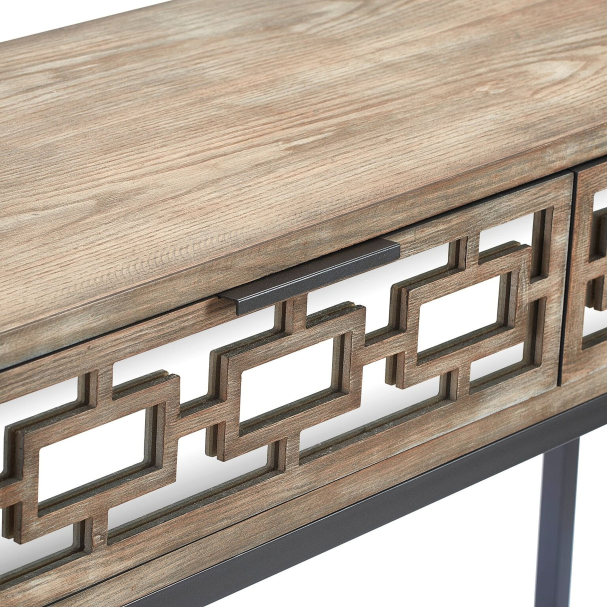 Tommy Hilfiger Hayworth Mirrored Console Table, Ash Gray
