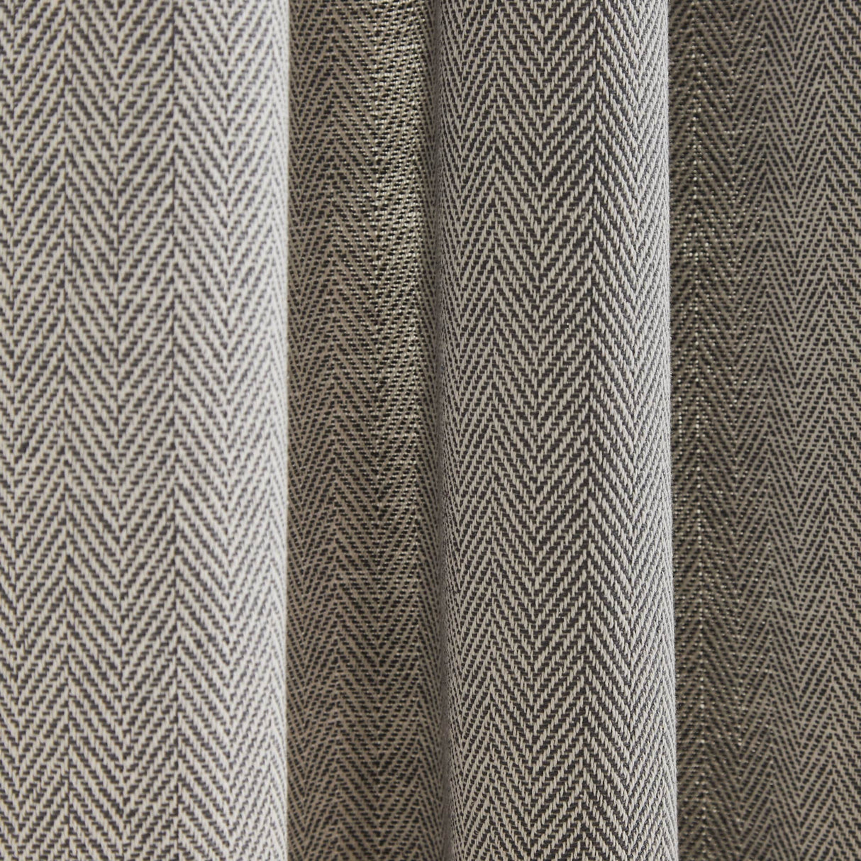 Tommy Hilfiger Herringbone Curtain Panel Pair