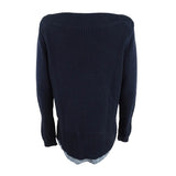 Tommy Hilfiger Women's Contrast-Hem Sweater