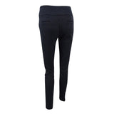 Tommy Hilfiger Women's Polka-Dot Skinny Pants (2, Black/White)
