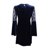 Tommy Hilfiger Women's Velvet Crochet-Lace Dress