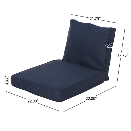 Topanga Club Chair Cushions (Set of 4) by Christopher Knight Home