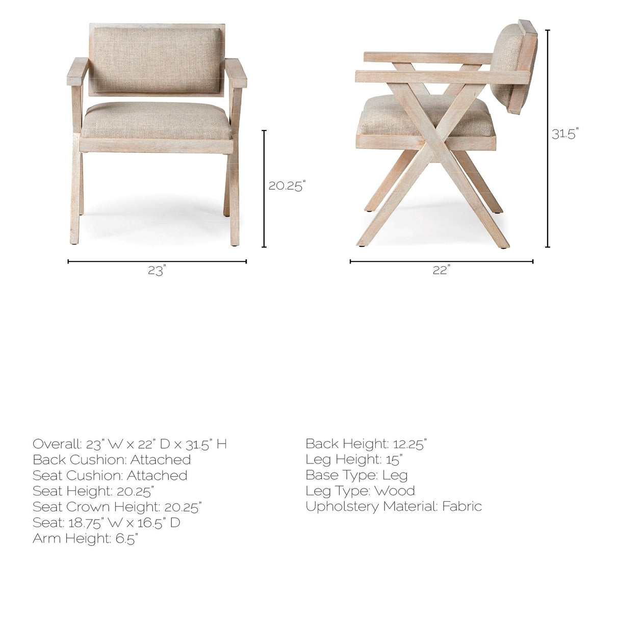 Cream Fabric Wrap With Blonde Wooden Frame Dining Chair Cream Fabric Wrap With Blonde Wooden Frame Dining Chair