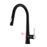 Topcraft Pull Down Stainless Steel Kitchen Faucet with Sprayer and Sensor