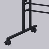 Topcraft Rolling Writing Desk, Height Adjustable, Moveable Shelf