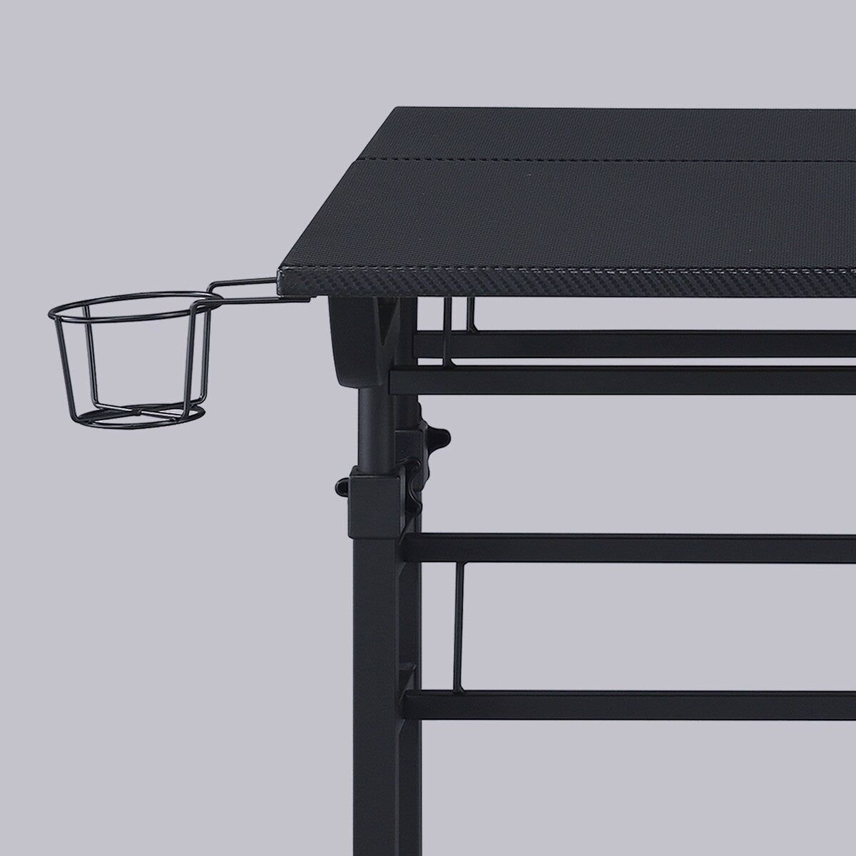 Topcraft Rolling Writing Desk, Height Adjustable, Moveable Shelf
