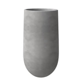 Topiary 3-Piece Modern Cylinder Fiberstone and MgO Clay Planter Set w Drainage Holes for Indoor Outdoor Home Office Garden Porch