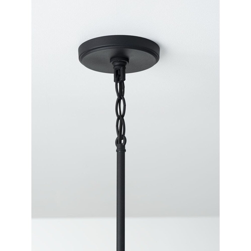 Torres Collection Black Four-Light Foyer - 29.000" x 21.500" x 21.500"