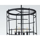 Torres Collection Black Four-Light Foyer - 29.000" x 21.500" x 21.500"