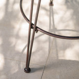 Torrey Outdoor Wicker Barstool (Set of 2) by Christopher Knight Home