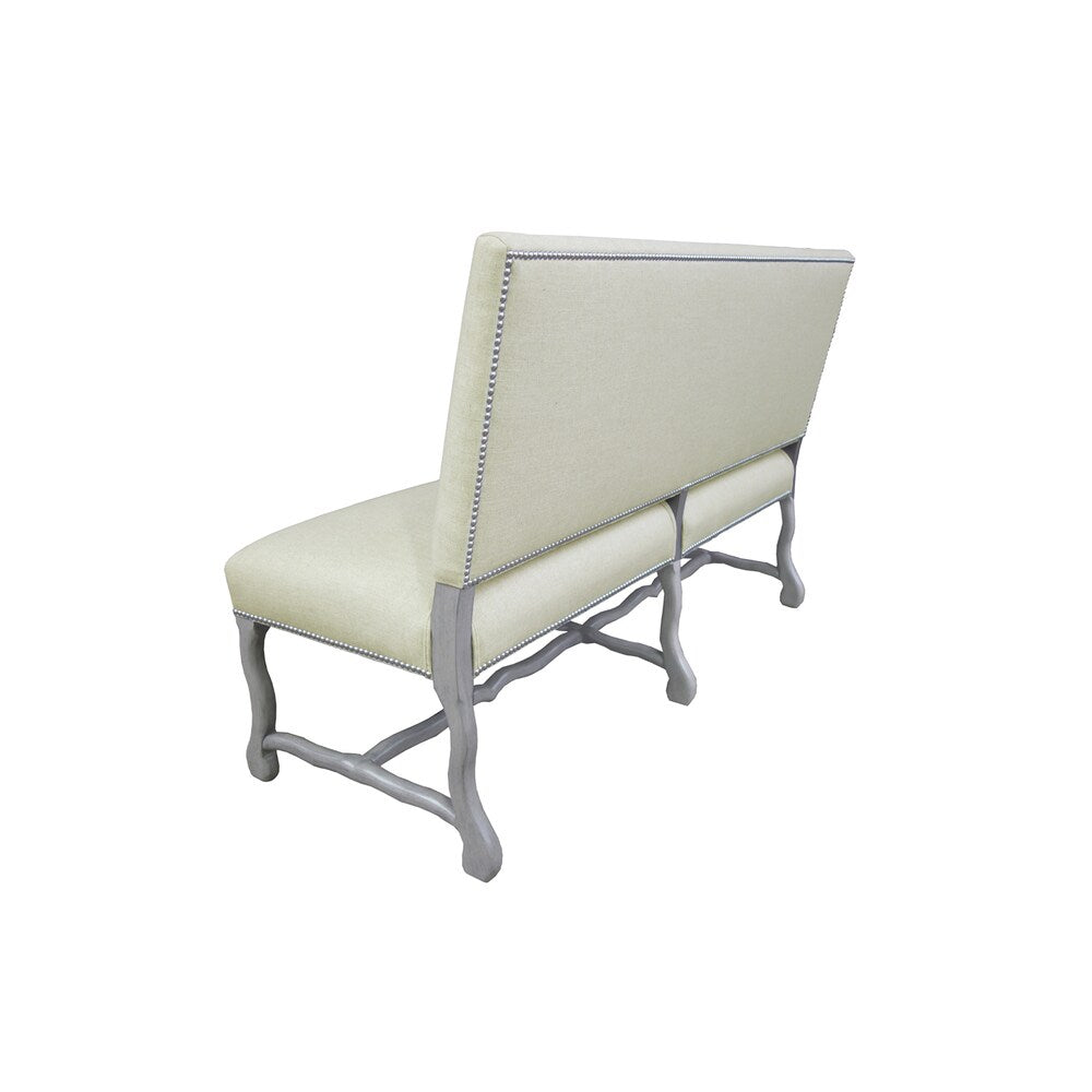 Toscana Grey Banquette Bench