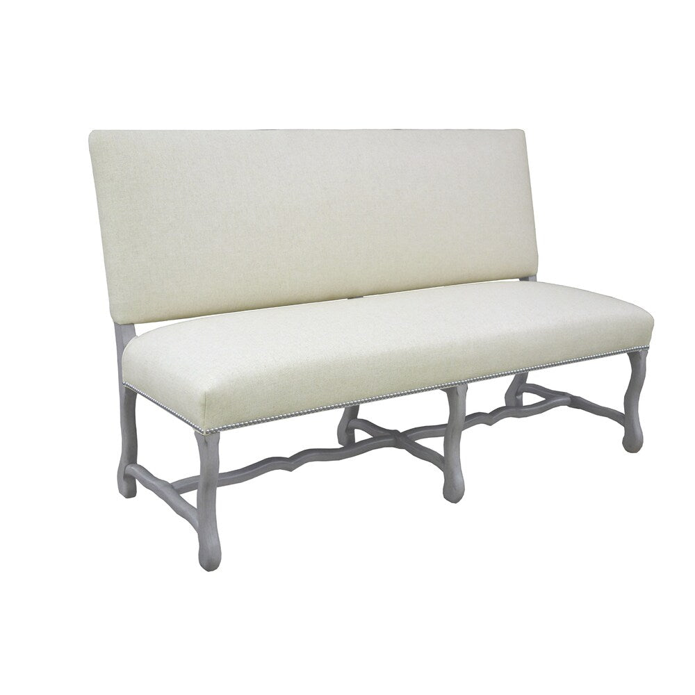 Toscana Grey Banquette Bench