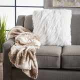 Toscana Faux Furry Pillow and Throw Blanket Combo (Set of 2) by Christopher Knight Home