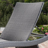 Toscana Outdoor 2-piece Wicker Adjustable Chaise Lounge Set by Christopher Knight Home