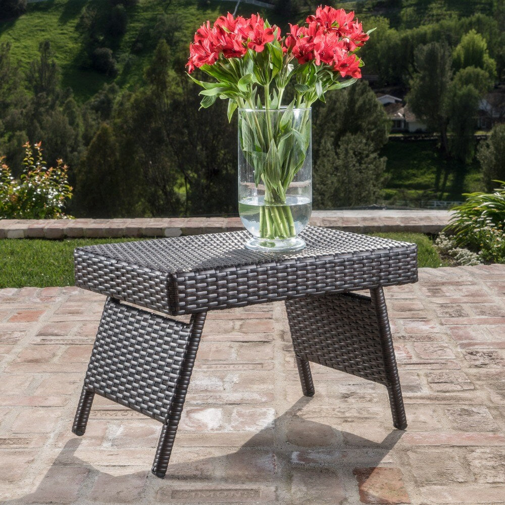 Toscana Outdoor 2-piece Wicker Adjustable Chaise Lounge Set by Christopher Knight Home