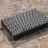 Toscana Outdoor 2-piece Wicker Armed Chaise Lounge Set by Christopher Knight Home