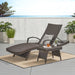 Toscana Outdoor 2-piece Wicker Armed Chaise Lounge Set by Christopher Knight Home