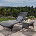Toscana Outdoor 2-piece Wicker Armed Chaise Lounge Set by Christopher Knight Home