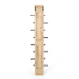 Toston Wood and Iron Wine Rack (8 Bottles) by Christopher Knight Home