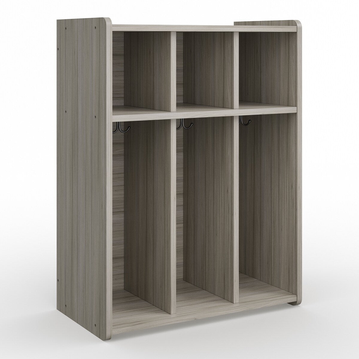 Tot Mate 3-Section Laminate Floor Locker - 28" x 15" x 37 1/2"