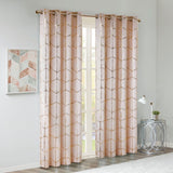 Total Blackout Print Grommet Top Curtain Panel