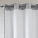 Total Blackout Print Grommet Top Curtain Panel