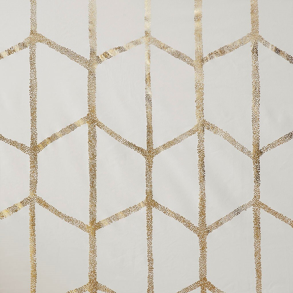 Total Blackout Print Grommet Top Curtain Panel