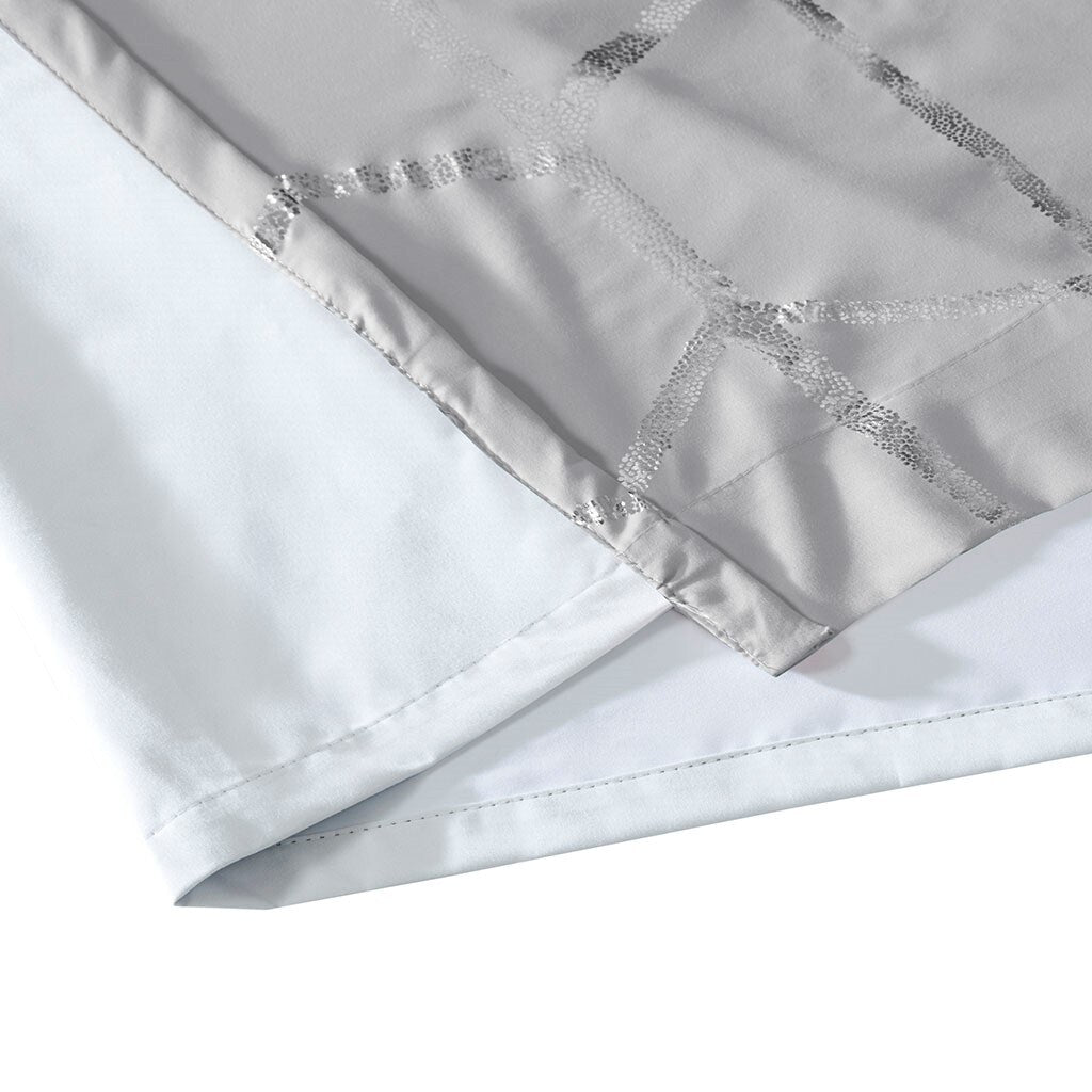Total Blackout Print Grommet Top Curtain Panel