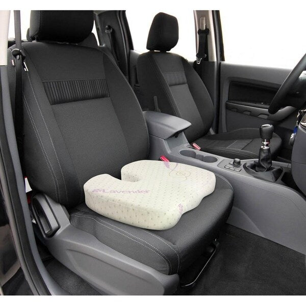 Total Vision Lavender Memory Foam Seat Cushion