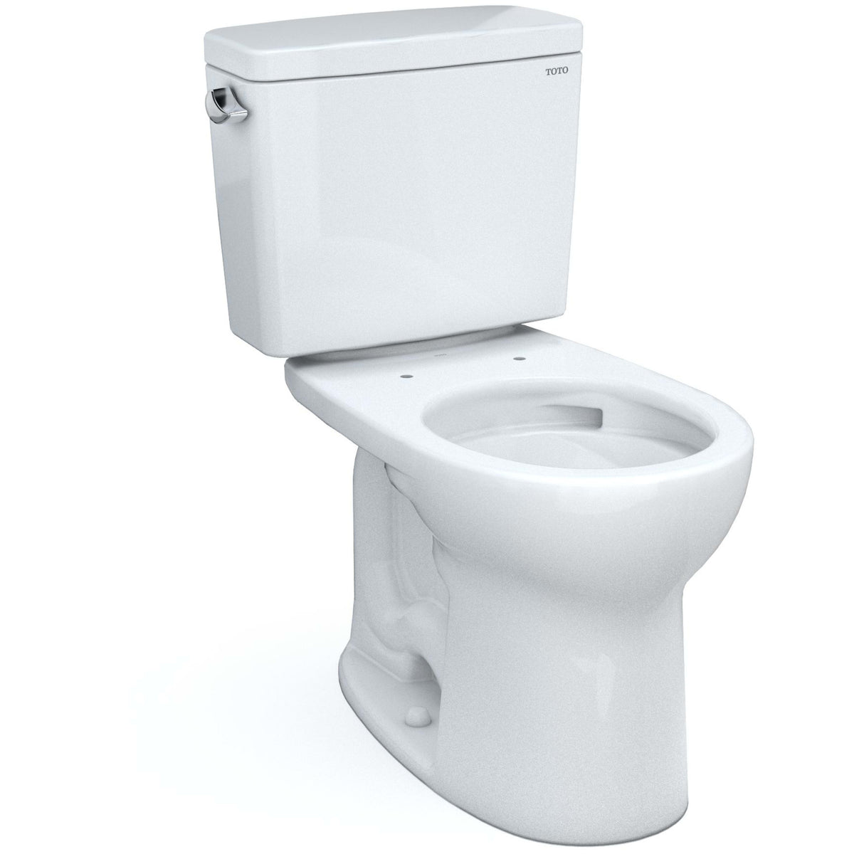 Toto CST775CSFG#01 Drake 1.6 GPF Two Piece Round Chair Height Toilet with Left Hand Lever